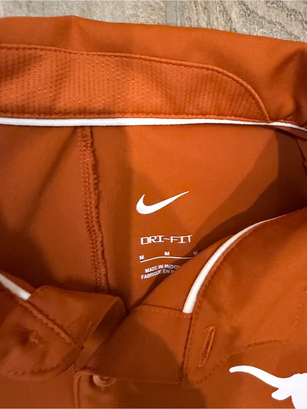 Nike Men’s Texas Longhorns Texas university Orange Polo Shirt medium - Picture 3 of 7